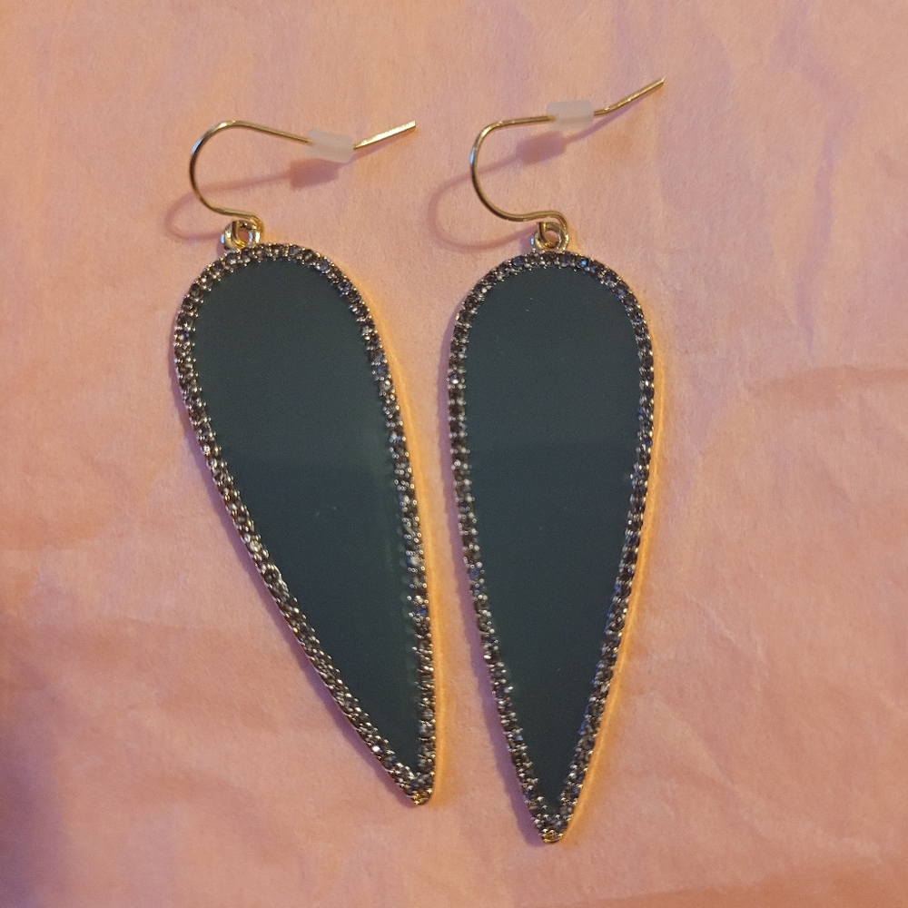 Marlyn Schiff Enamel Drop Earrings